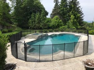 105ft black pool fence installer Sleepy Hollow, NY