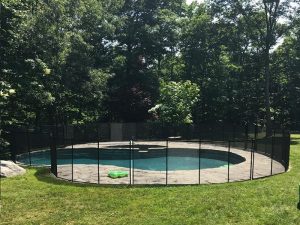 110ft black fencing old Greenwich, CT