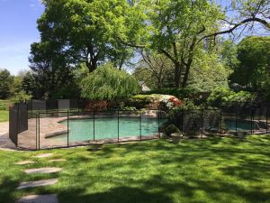 130ft black mesh fencing New Canaan, CT