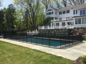 140ft black pool fences New Canaan, CT