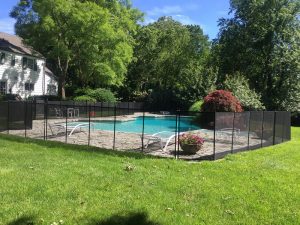 160ft black pool fences Harrison, NY