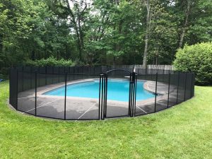 80ft removable black pool fencing Old Lyme, CT