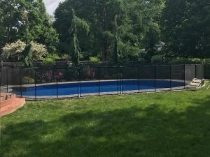 95ft black pool fence installations Glastonbury, CT