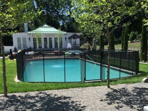 Life Saver removable mesh pool fence installed in Scarsdale, NY