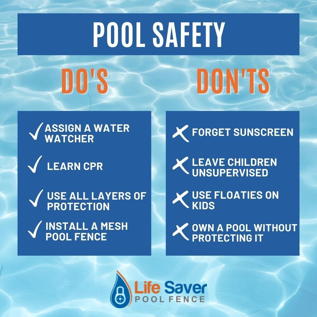 Pool Safety Tips from Life Saver Pool Fence of Connecticut